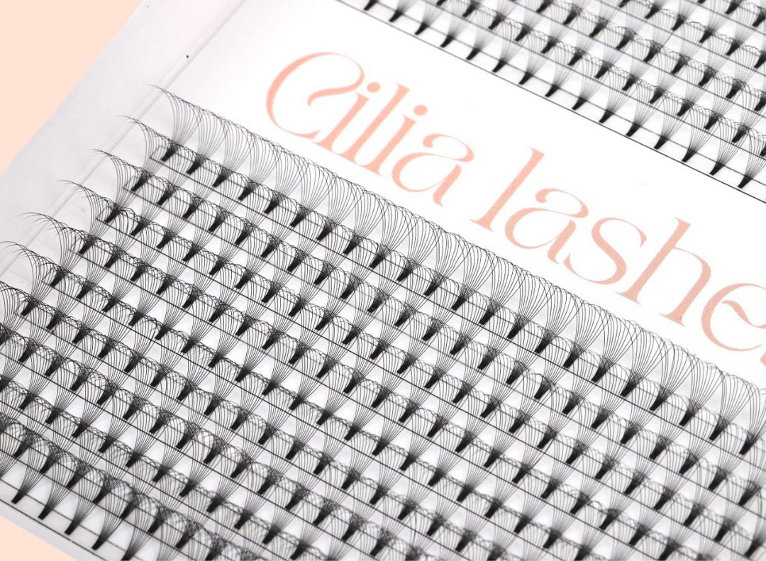 XL 10D SHORT STEM - D CURL - 480 PREMADE FANS