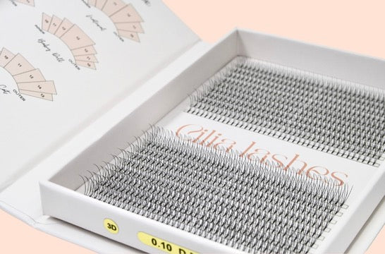 XL 3D SHORT STEM - D CURL - 800 PREMADE FANS